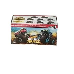 (1) Hot Wheels Monster Trucks Series 1 Mystery Mini Key Launch Truck, M52/04